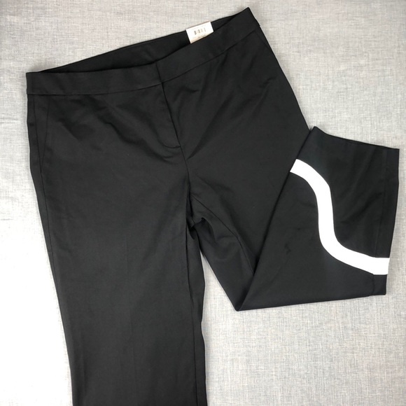Only One Left! Size 16W Alfani Black & White Skinny Ankle Pants Plus Size - Picture 2 of 6